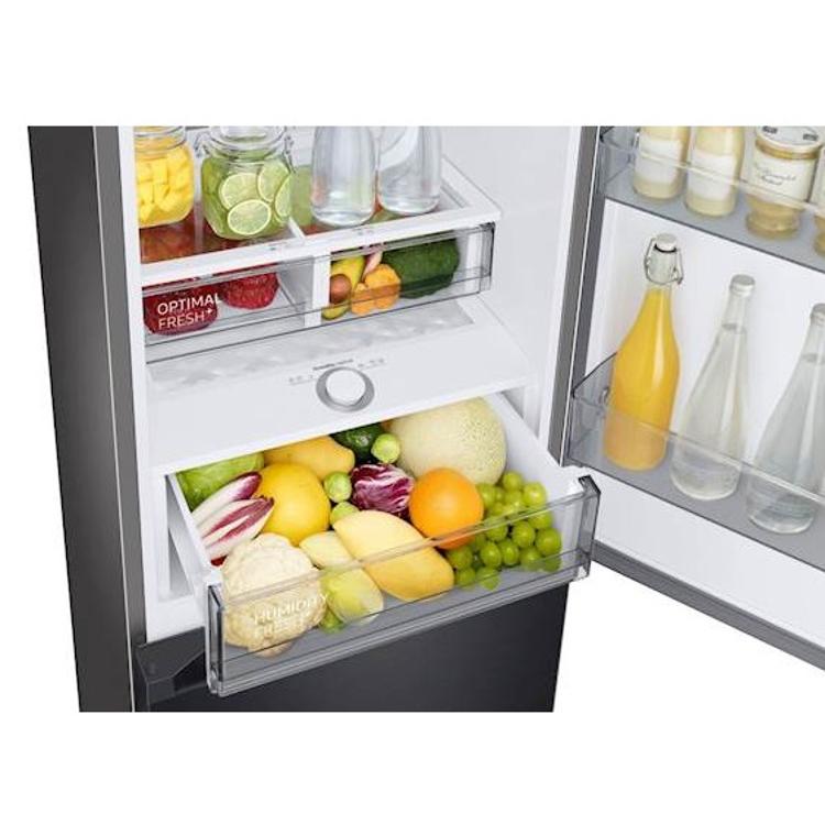 Hladilnik z zamrzovalnikom Samsung Bespoke RB34C7B5EB1/EF, 185 cm, E, 334 l, črna