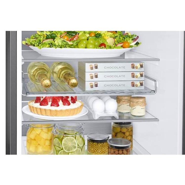 Hladilnik z zamrzovalnikom Samsung Bespoke RB34C7B5EB1/EF, 185 cm, E, 334 l, črna