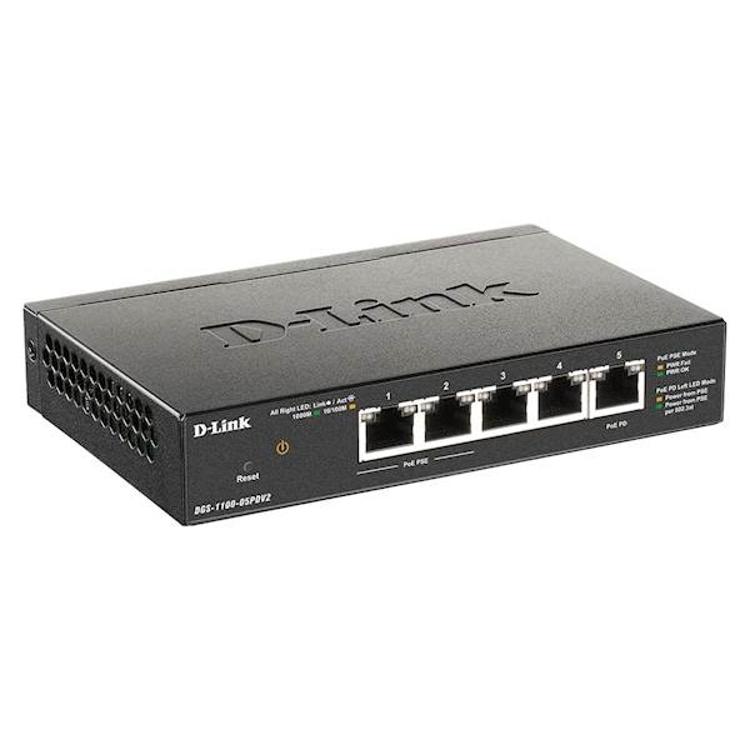 Mrežno stikalo D-link DGS-1100-05PDV2