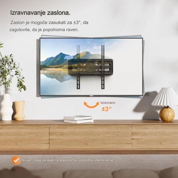 Pregibni TV stenski nosilec VonHaus 24-56'', do 45 kg