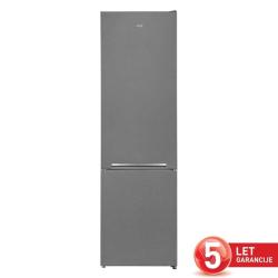 Kombinirani hladilnik z zamrzovalnikom VOX KK 3400S E, E, H:204 L, Z:84 L, Less Frost, srebrn