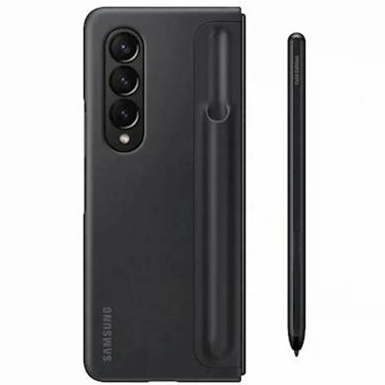 Original preklopna torbica s pisalom Samsung Galaxy Z FOLD4, črna_1