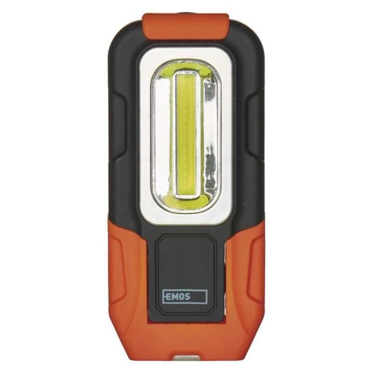 Ročna LED delovna svetilka Emos 3W COB LED, 180 lm, 3×AAA