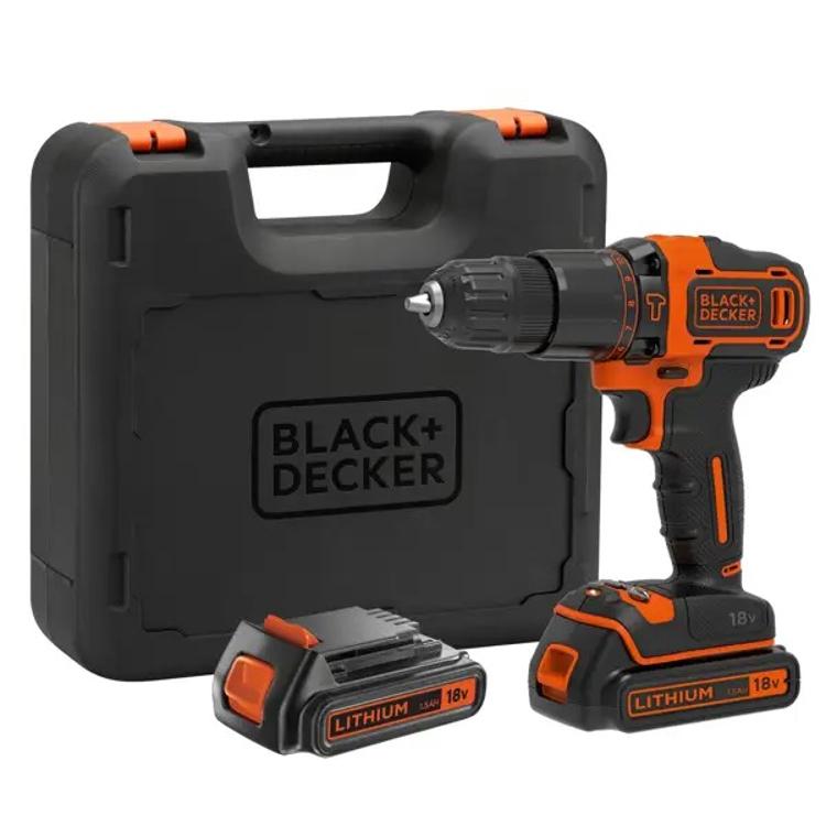 Udarni vrtalnik Black&Decker BDCHD18KB, 18V 400mA