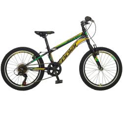 Otroško kolo Polar Sonic 20" (Shimano), črno-rumen_1