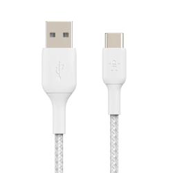 USB kabel Belkin BOOST CHARGE, USB-C, USB-A, 2m, bela