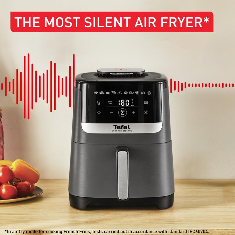 Cvrtnik na vroč zrak Tefal EY551HE0 Easy Fry Silence XL Coal