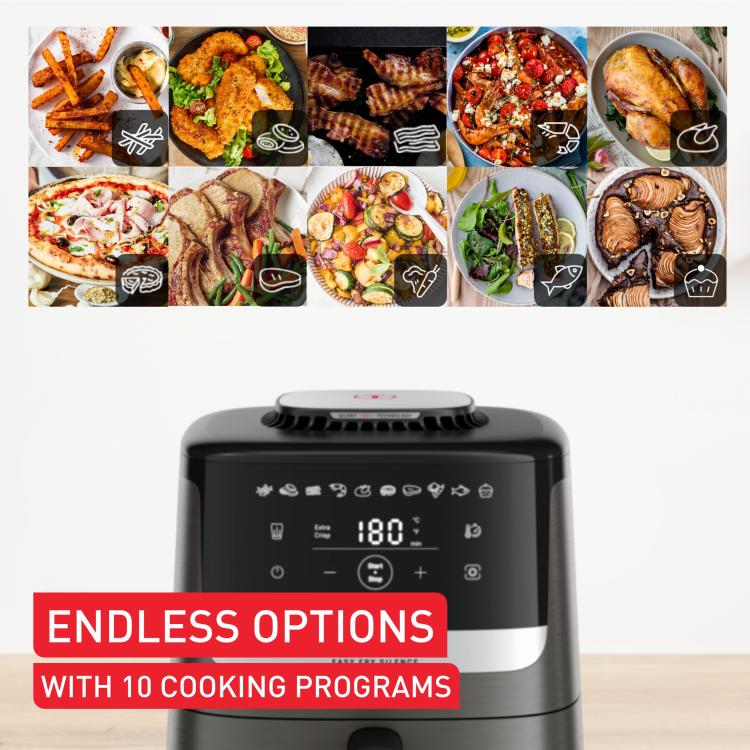 Cvrtnik na vroč zrak Tefal EY551HE0 Easy Fry Silence XL Coal