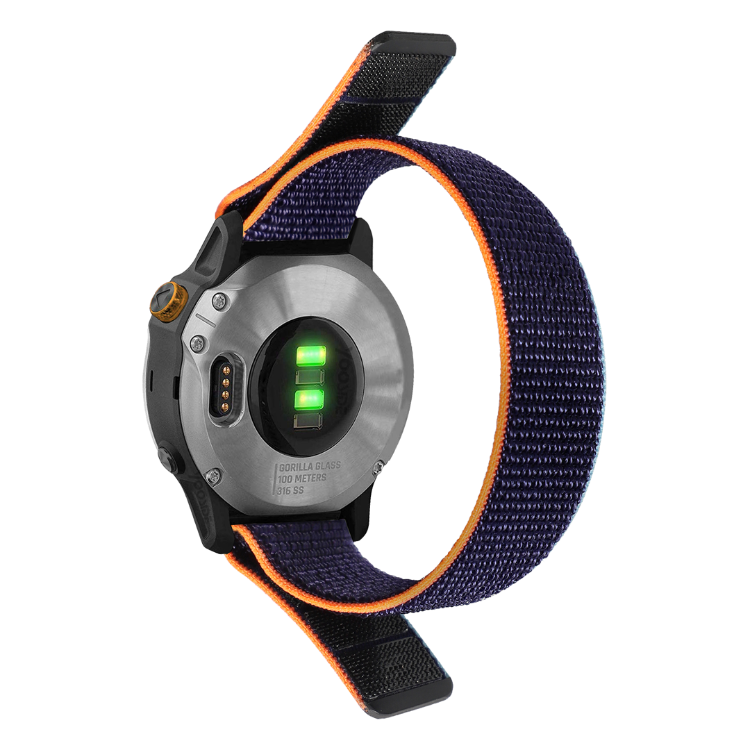 Najlonski pašček Chameleon Sport za uro 22 mm, modra