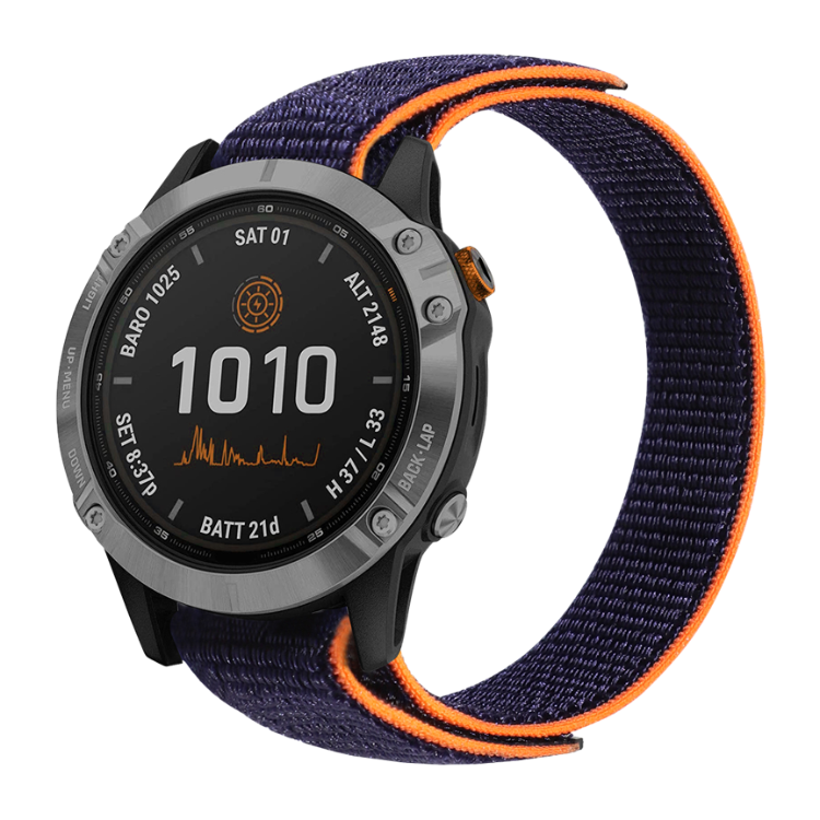 Najlonski pašček Chameleon Sport za uro 22 mm, modra