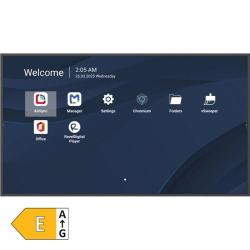 ViewSonic CDE6514-2C – 65-palčni 4K profesionalni informacijski zaslon, tanek okvir, energijski razred E.