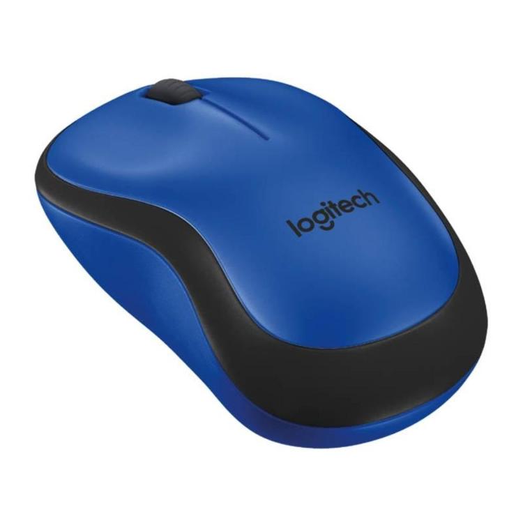 Brezžična optična miška Logitech M220 Silent, modra