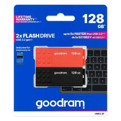USB Ključ Goodram 128 GB, 2 kosa, UME3-1280MXR11-2P