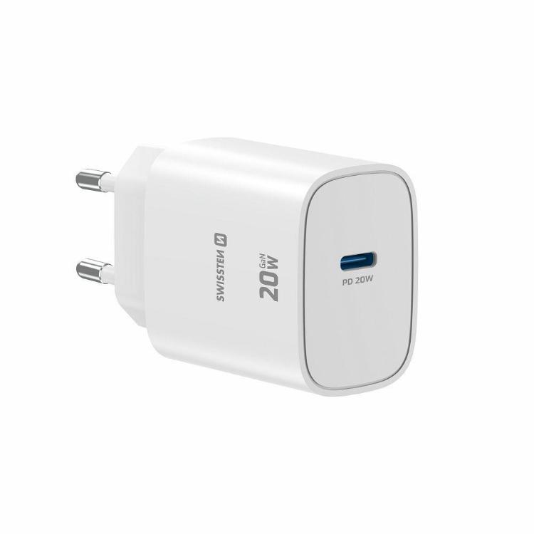 Copilot said:  Hitri stenski polnilnik Swissten Edge GaN 20 W v elegantni beli izvedbi z USB‑C Power Delivery izhodom omogoča hitro in učinkovito polnjenje pametnih telefonov, tablic ter drugih združljivih naprav.