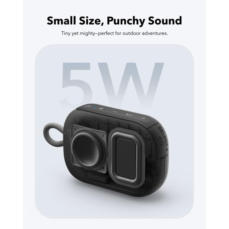 Prenosni bluetooth zvočnik Anker Select 4 GO, črn