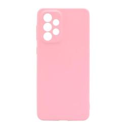 Gumiran ovitek (TPU) za Samsung Galaxy A33 5G - svetlo roza G-Type