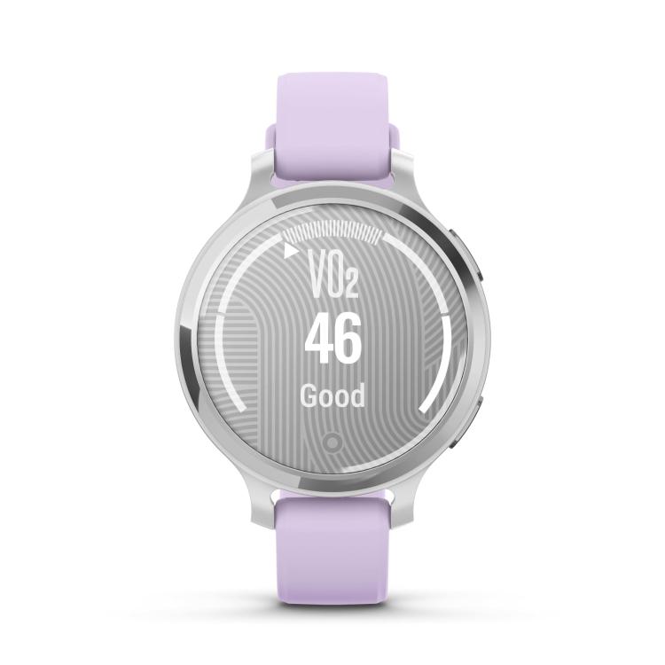 Pametna ura Garmin Lily 2 Active - silver/jasmin purple, srebrna/škrlatno vijolična