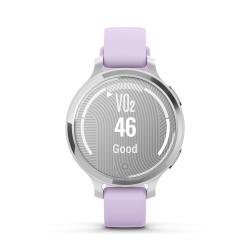 Pametna ura Garmin Lily 2 Active - silver/jasmin purple, srebrna/škrlatno vijolična