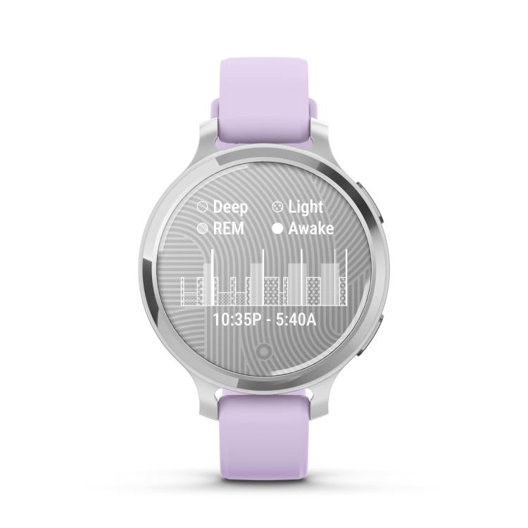 Pametna ura Garmin Lily 2 Active - silver/jasmin purple, srebrna/škrlatno vijolična