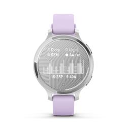 Pametna ura Garmin Lily 2 Active - silver/jasmin purple, srebrna/škrlatno vijolična