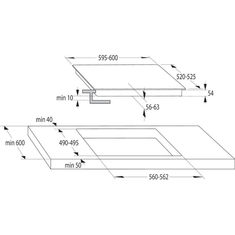 Indukcijska kuhalna plošča Gorenje IT640BCSC-4