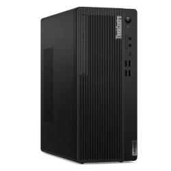 Zadnja stran namiznega računalnika Lenovo ThinkCentre z vidnimi priključki DisplayPort, USB, omrežnim priključkom in napajalnim vhodom.