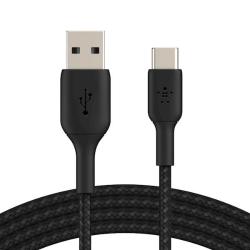 Podatkovno-polnilni kabel USB-C - USB-A, Belkin Boost charge, 2 m, črn_2