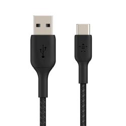 Podatkovno-polnilni kabel USB-C - USB-A, Belkin Boost charge, 2 m, črn_1