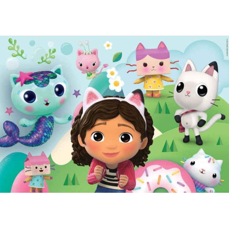 Puzzle Gabby's Dollhouse 2 X 60, Clementoni 24804