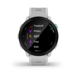 Tekaška ura Garmin Forerunner 55, GPS, z vadbenimi funkcijami, bela_1