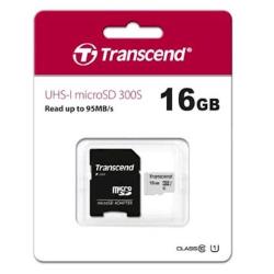 Transcend spominska kartica SDHC Micro 16GB 300S, 95/45MB/s, C10, UHS-I Speed Class 3 (U3)_1