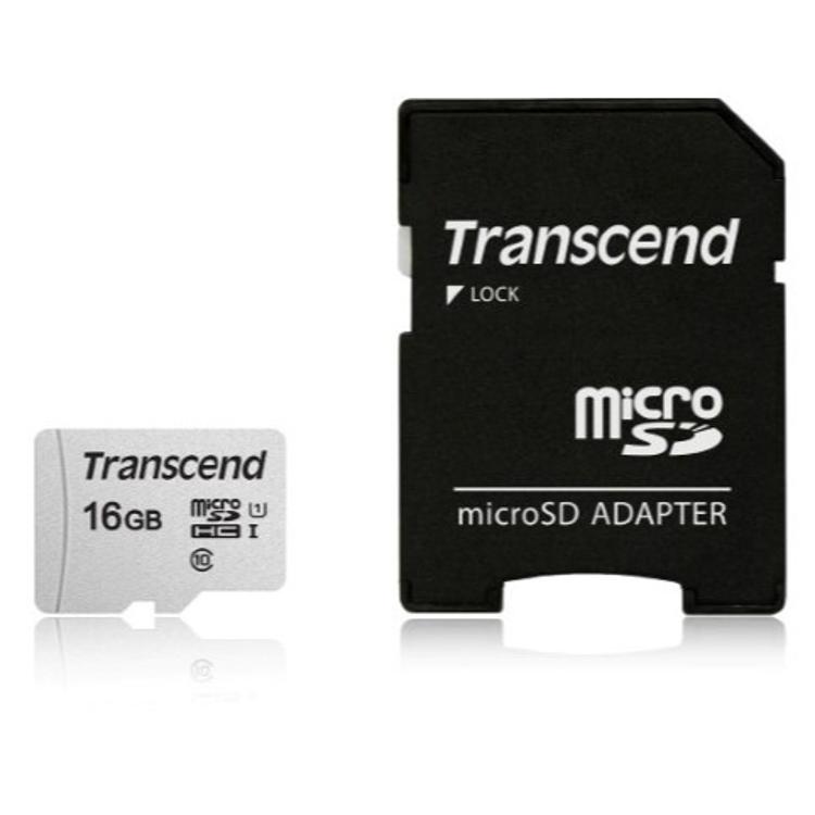 Transcend spominska kartica SDHC Micro 16GB 300S, 95/45MB/s, C10, UHS-I Speed Class 3 (U3),