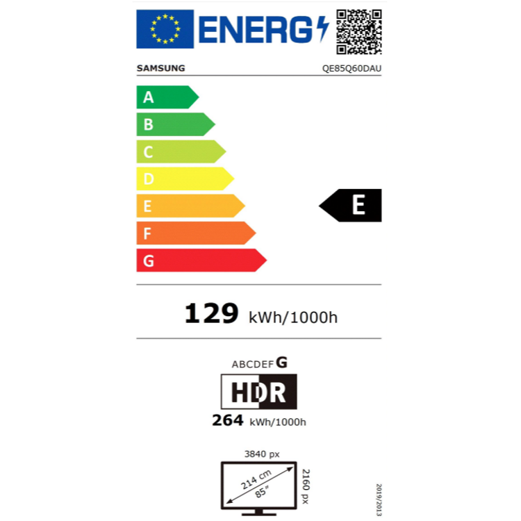 Televizija Samsung 85Q60D, 4K UHD, Samrt TV, diagonala 215 cm