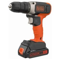 Akumulatorski vrtalnik Black+Decker BCD001C1 18 V, s polnilcem in baterijo 1,5Ah