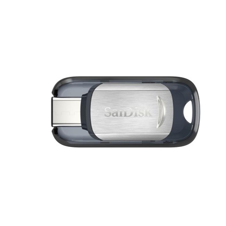 USB ključ Type-C 16 GB, Ultra, SanDisk, USB 3.1, srebrno-črn, drsni priključek_1