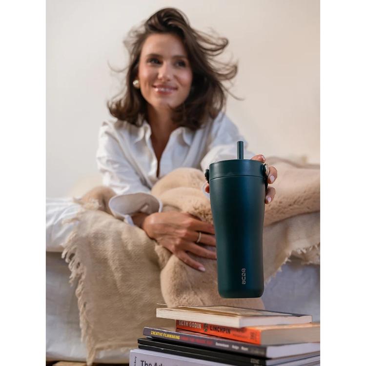 Termo lonček Equa CARRY Cup, 600 ml, zelen (forest green)