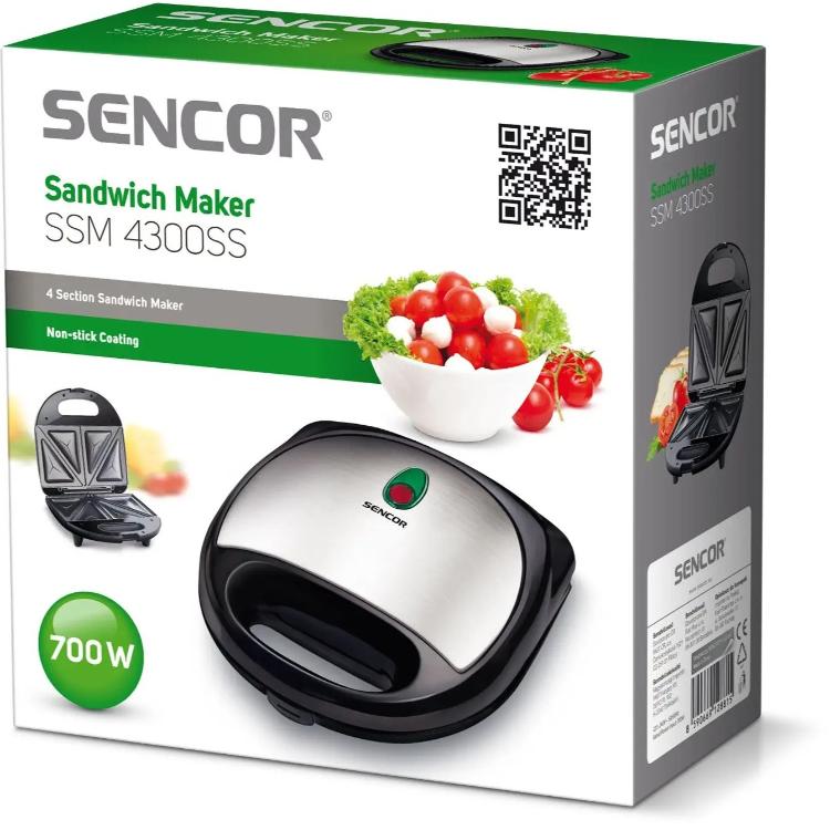 Opekač sendvičev Sencor SSM4300SS