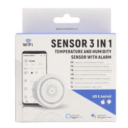 Senzor temperature in vlage s sireno 3v1, pametni dom, Chameleon Smart Home_2