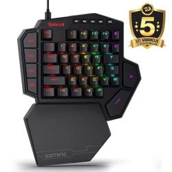 Enoročna mehanska tipkovnica Redragon Diti K585, RGB, črna