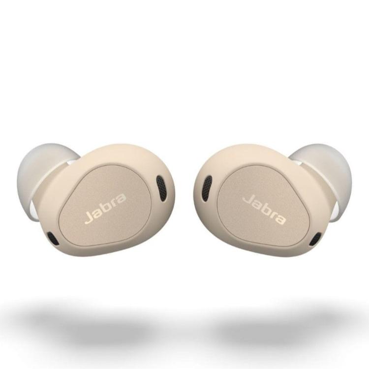 Brezžične slušalke Jabra Elite 10, kremna