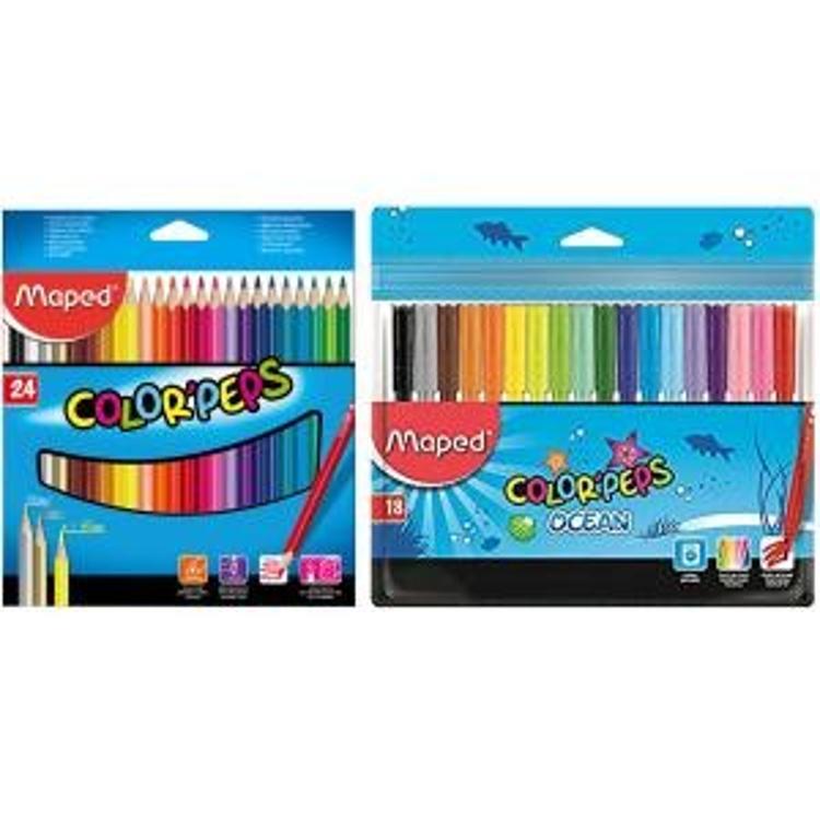 Barvice Maped Color'peps 24/1 + flomastri gratis