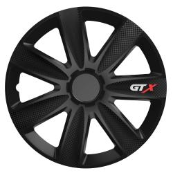 Pokrovi platišč 4 x gtx carbon black 14"