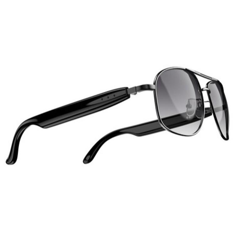 Blackview smart glasses, stranski pogled, vgrajeni zvočniki v ročkah, minimalističen dizajn.