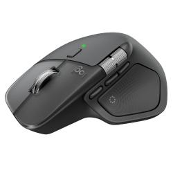 Brezžična miška Logitech MX Master 4 z ergonomično obliko za desničarje, elektromagnetnim koleščkom MagSpeed in programabilnimi gumbi omogoča izjemno udobje ter visoko produktivnost pri vsakodnevnem delu.