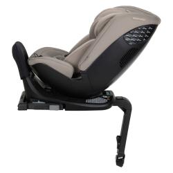 Avtosedež Maxi‑Cosi Spinel 360 Plus v barvi truffle, bočni pogled v položaju za počitek z ISOFIX pritrditvijo