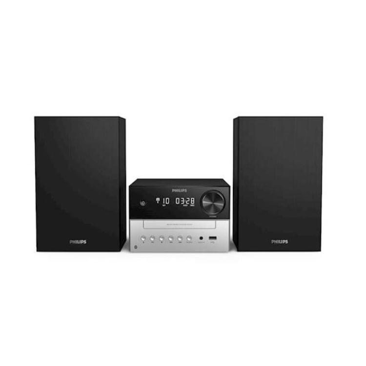 Philips TAM3205 Mikro Bluetooth glasbeni stolp, Black Silver