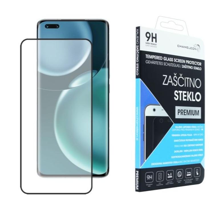 Zaščitno steklo Premium (0,33) za Honor Magic4 Pro 5 - case friendly - črno