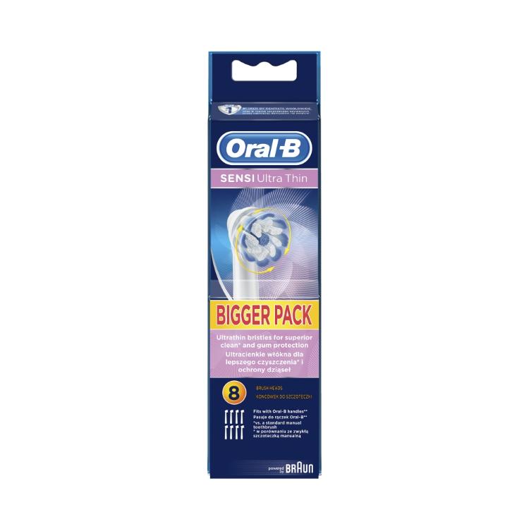 Nadomestni nastavki električne zobne ščetke, Oral-B Sensi Ultrathin, 8/1 (EB60-8)_2