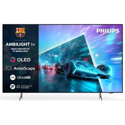 TV Philips 55OLED761/12 OLED Ambilight 4K Ultra HD z AI procesorjem P5, AmbiScape in vrhunsko OLED sliko.