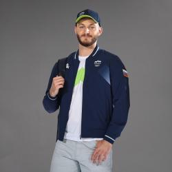 Moška bomber jakna Peak ZF24001, modra, velikost 2XL